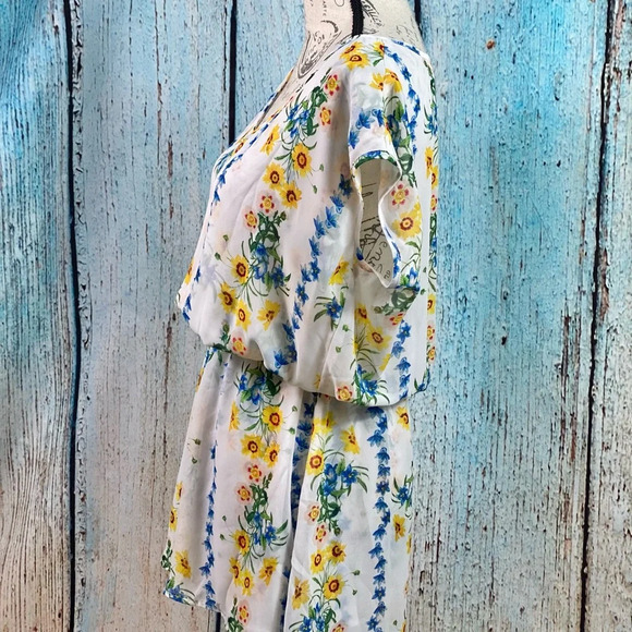 SHOW ME YOUR MUMU Rowdy Dandy Daisy Stripe Romper - Picture 12 of 13